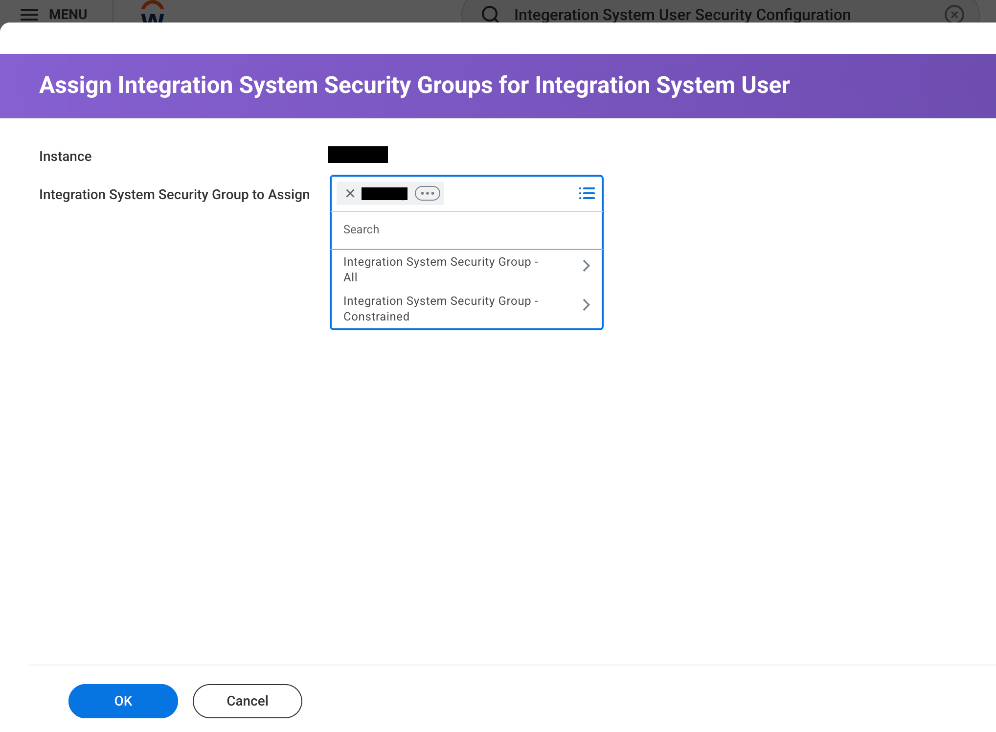 select-security-group