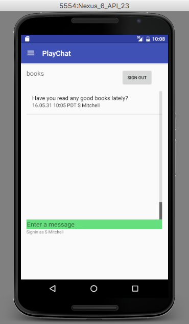 simple android app tutorial message