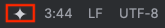 Bouton de complétion de code Gemini dans la barre d&#39;état IntelliJ.