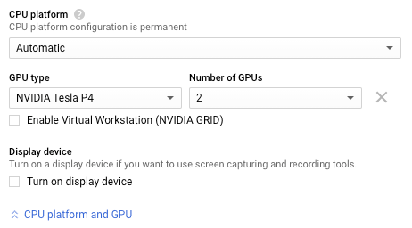 添加或移除gpu Compute Engine 文档 Google Cloud