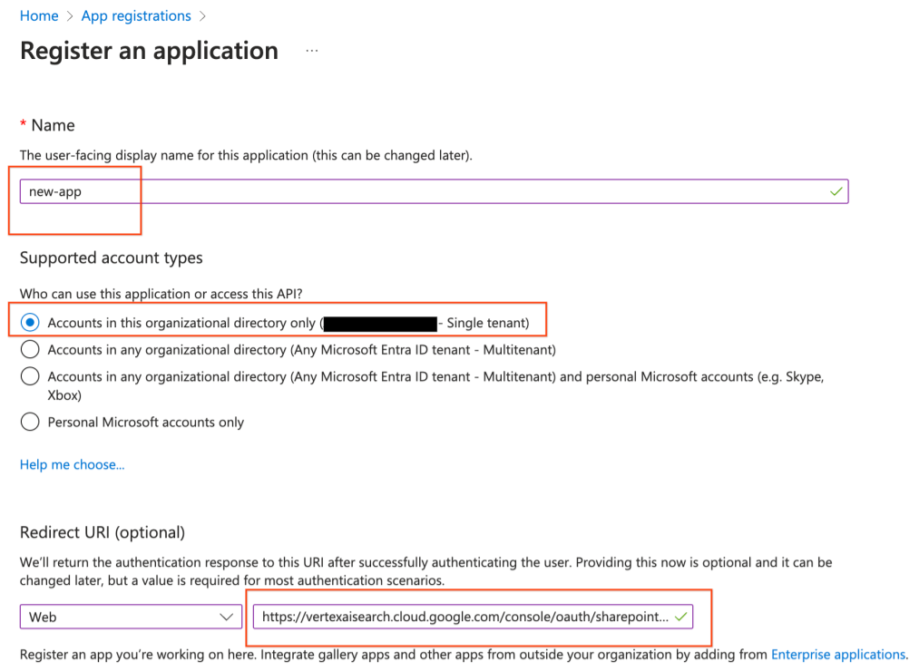 Registrare solo gli account nella directory dell&#39;organizzazione