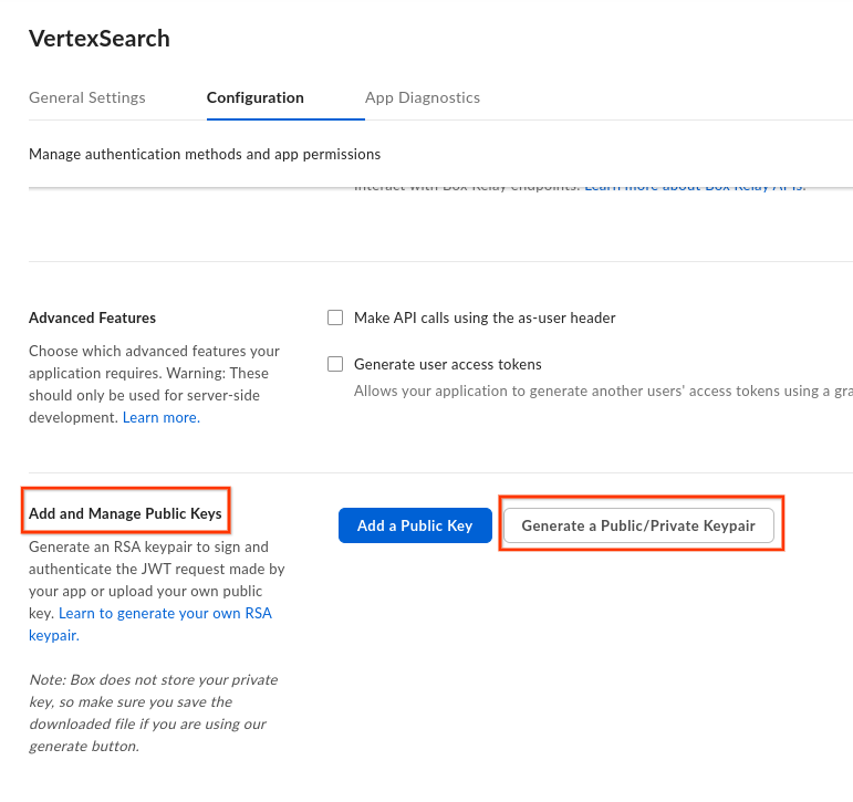 公開鍵を追加して管理する