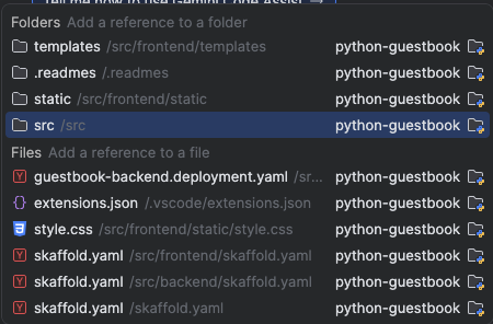 指定 IntelliJ 應瞭解本機程式碼集的檔案。