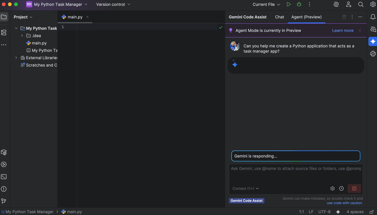 auto-approve mode in action