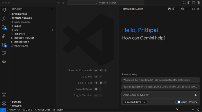 Use the /deploy command to deploy to Cloud Run