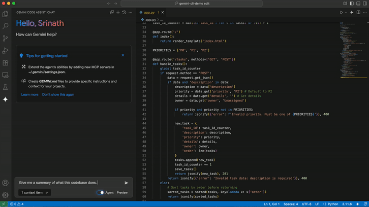 Explain my codebase