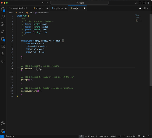 Next Edit Predictions in VS Code Gemini Code Assist.