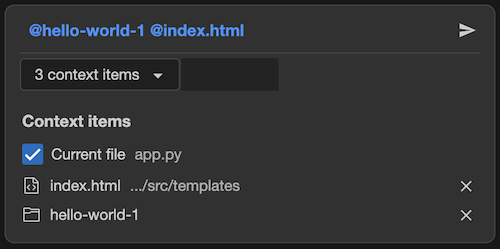 Gemini Code Assist for VS Code 的上下文抽屉式导航栏