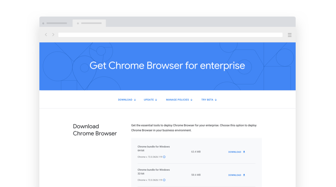 google chrome enterprise silent installation script download