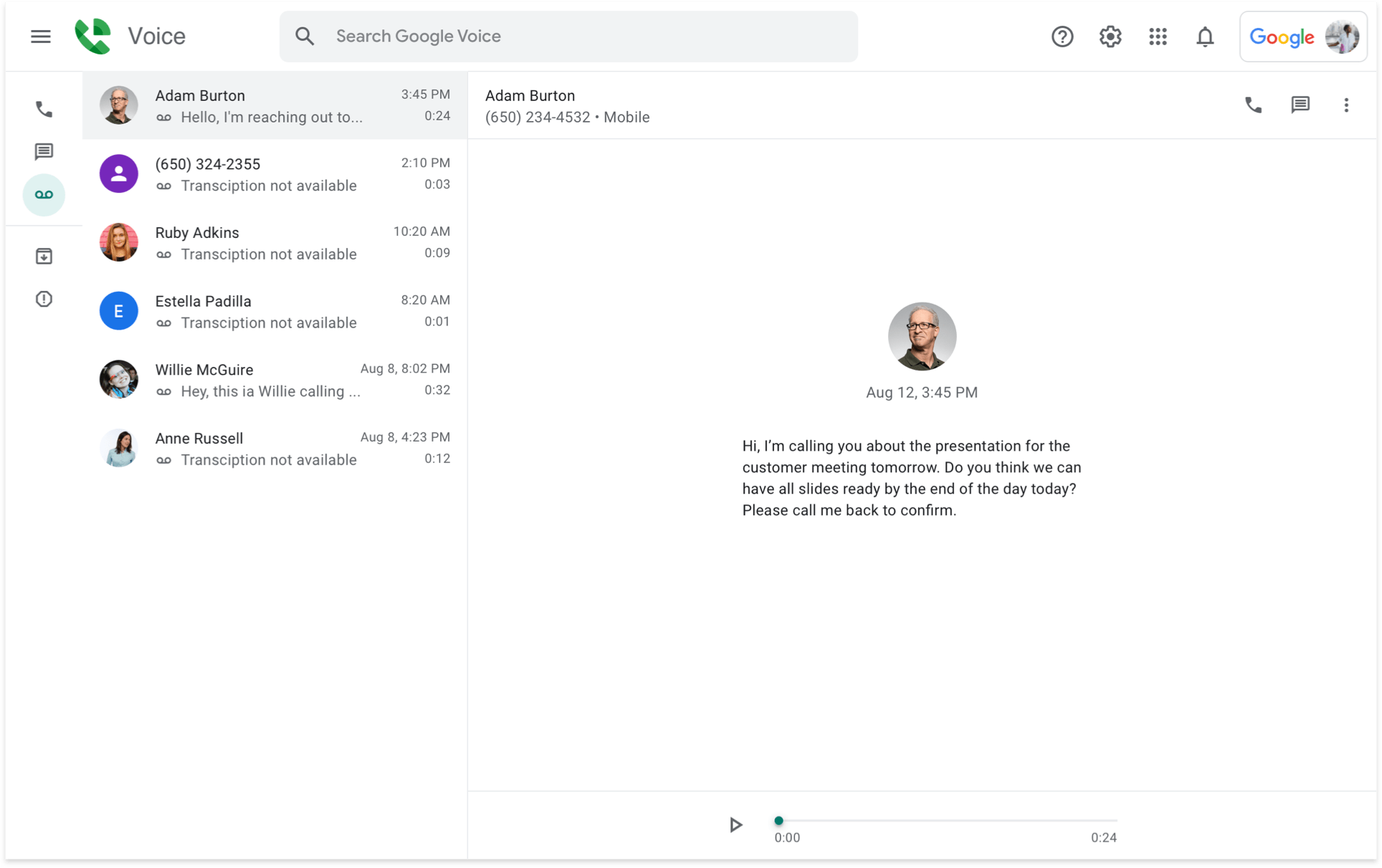 Google Voice by Google Workspace | Google Cloud