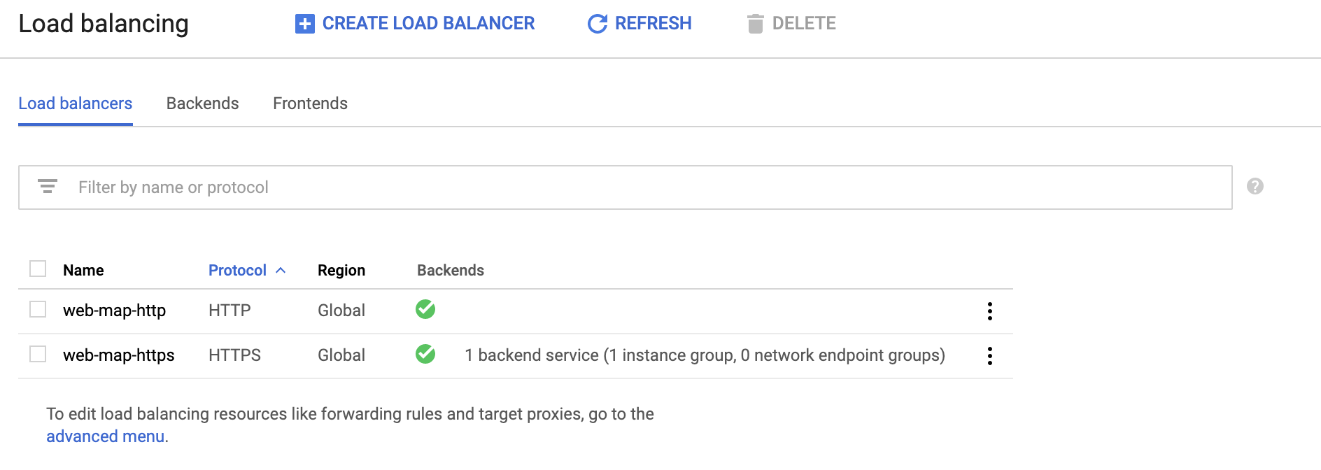 Both load balancers
