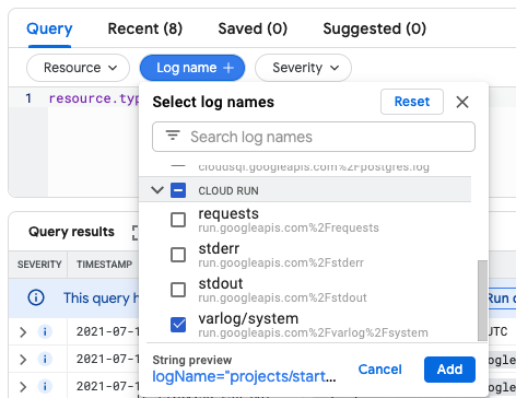 トラブルシューティング Cloud Run のドキュメント Google Cloud