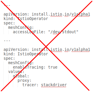 Mehrere CRs in einer YAML-Datei