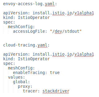 Separate YAML-Dateien für jede CR