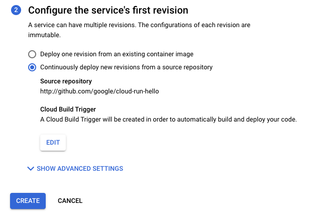 Configura la verifica del deployment continuo