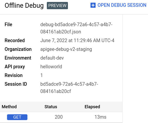 Offline
Ansicht &quot;Offline-Debugging&quot; mit geladener Debugging-Datei