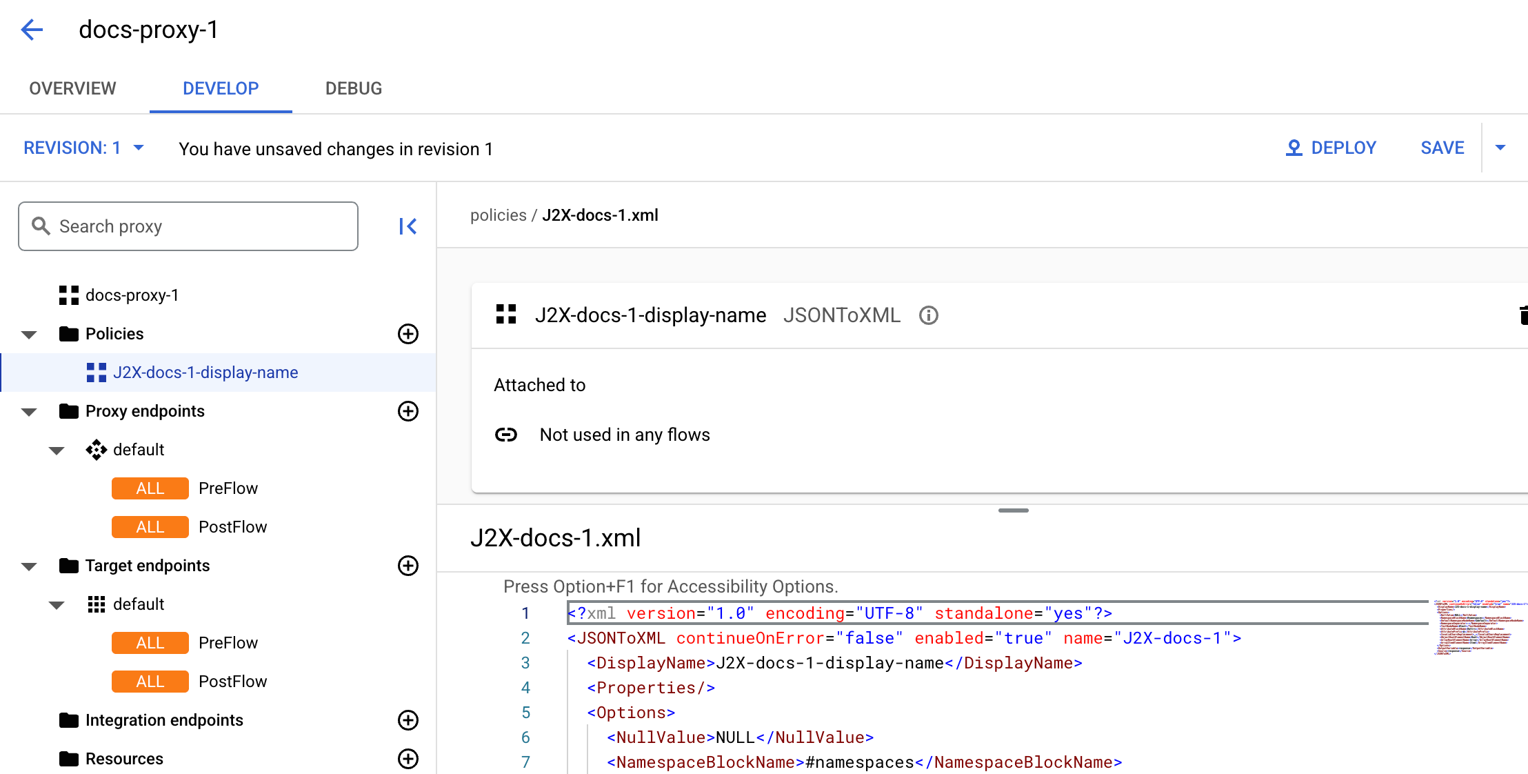 Agrega una política con la IU