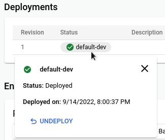 Membatalkan deployment proxy.