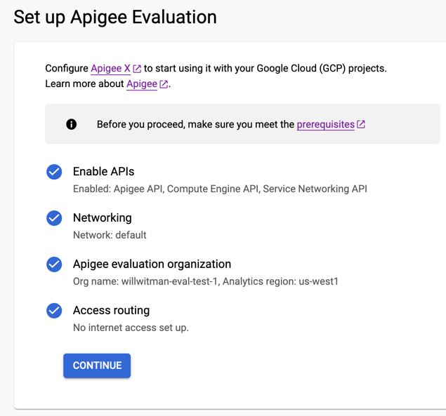 Configure access to env group