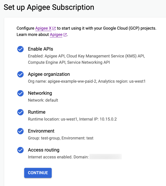 Configura l&#39;accesso al gruppo env