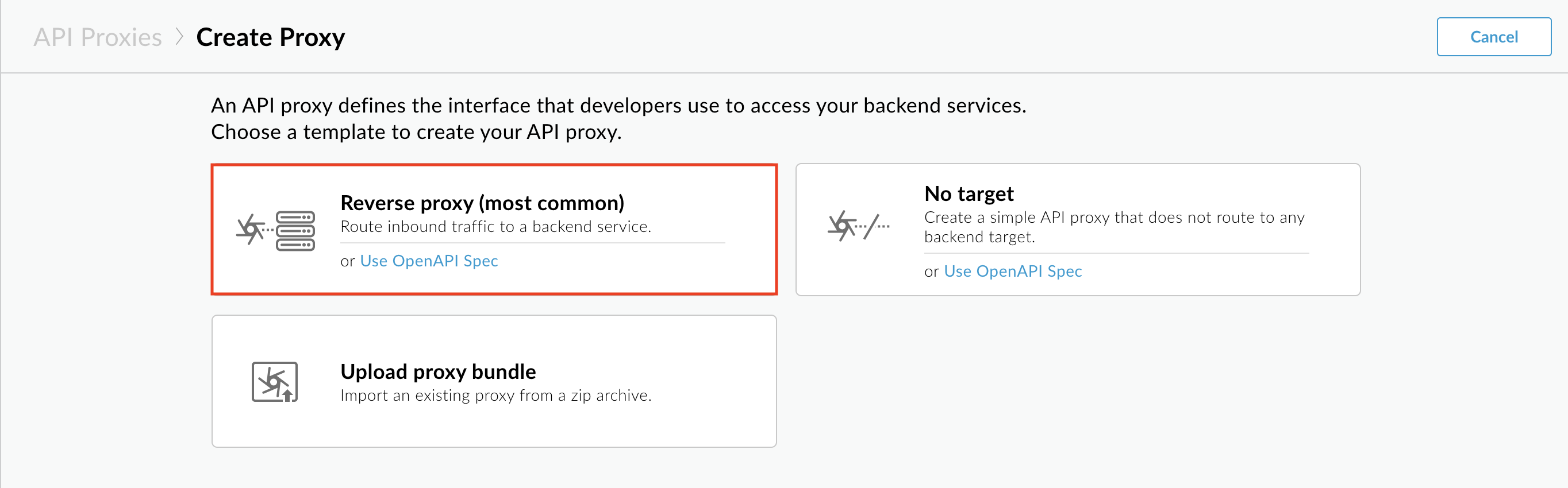 Reverse proxy