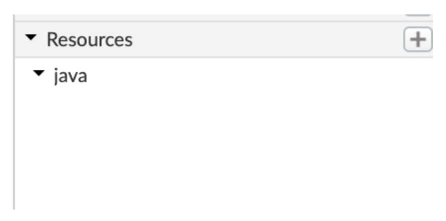 API Proxy 編輯器的「Resources」分頁。