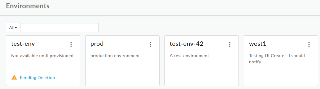 Fiches d&#39;environnements