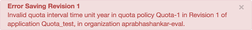 Se produjo un error al guardar la revisión 1.