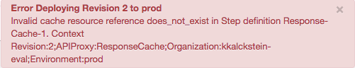 Error deploying revision 2 to prod.