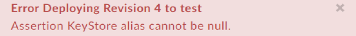 Error durante la implementación de la revisión 4 para realizar una prueba.