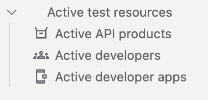 Ressources de test actives comprenant des produits d&#39;API, des développeurs et des applications de développement