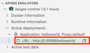 URL du point de terminaison du proxy d'API