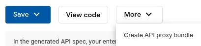 Pacote de proxies de API de criação do Gemini Code Assist do Cloud Code