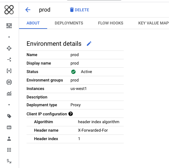 Resolusi IP klien di UI Apigee