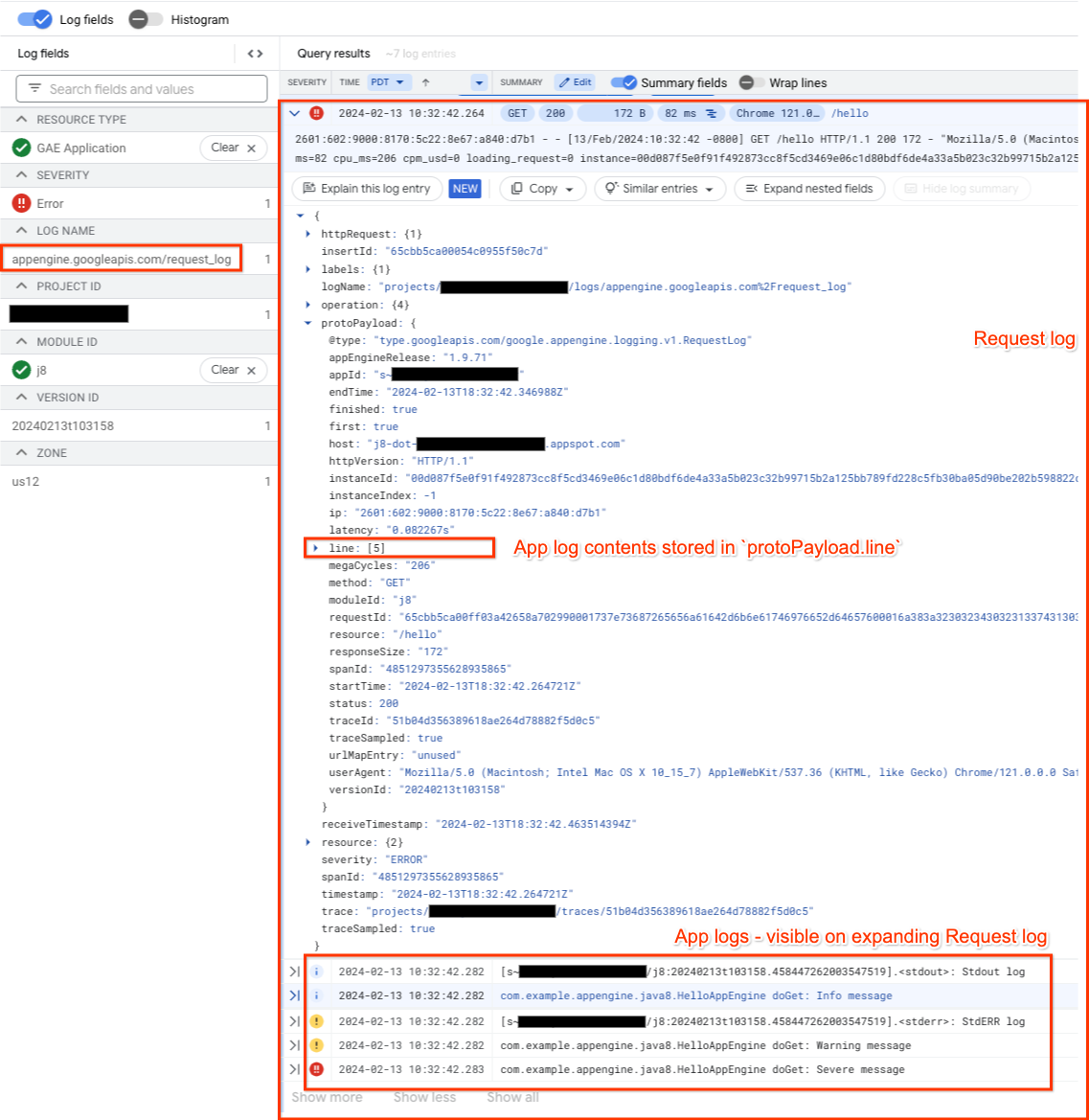 Correlated logs in Java 8