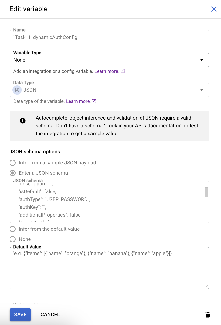 Modifier la variable euc dynamique