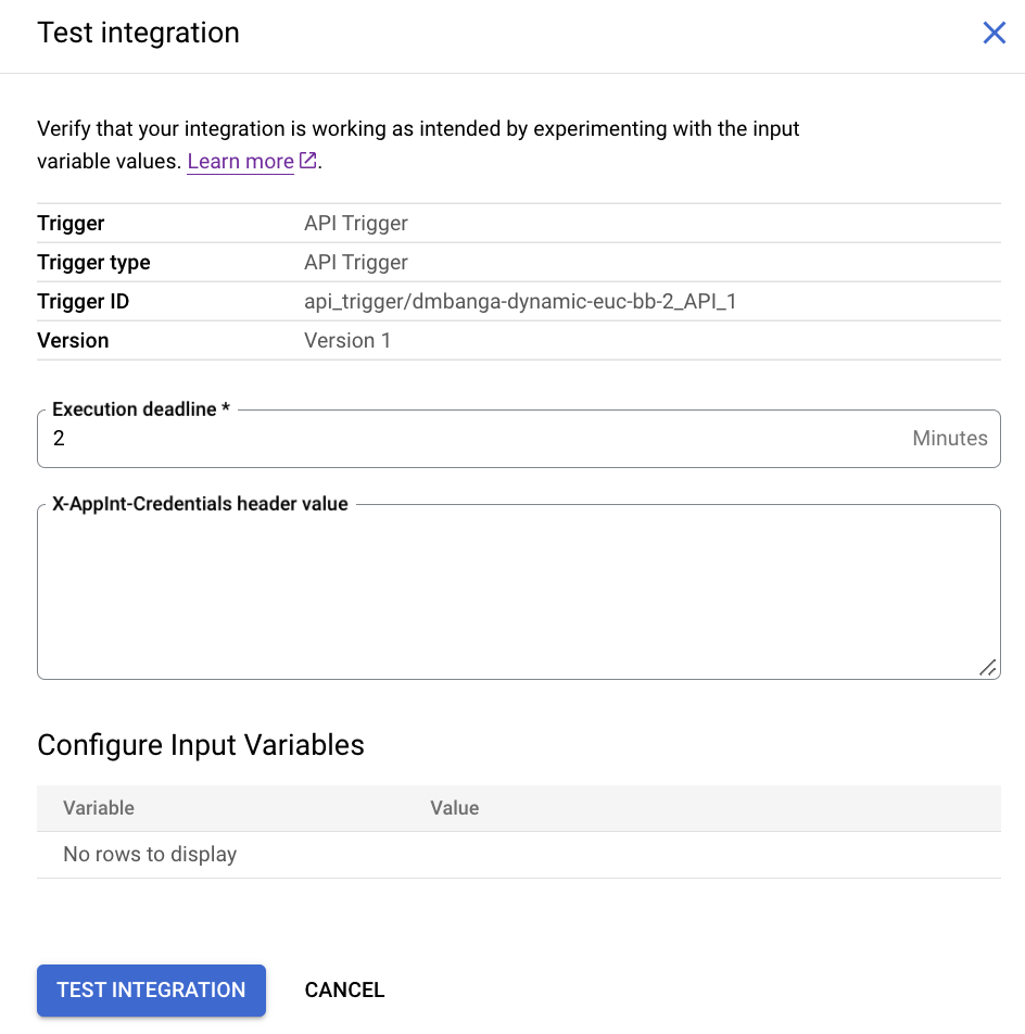 Tester l&#39;intégration en transmettant l&#39;authentification en tant qu&#39;en-tête HTTP