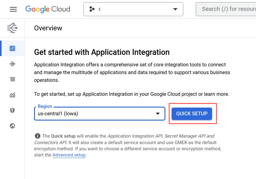 Image de configuration rapide