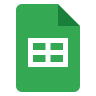 Logotipo do app Planilhas Google