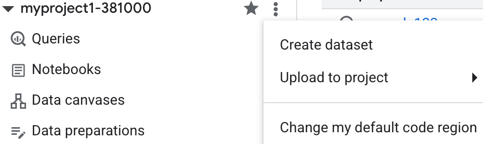 Crea un set di dati che contenga gli oggetti utilizzati nel tutorial.