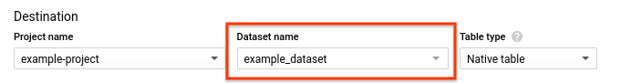 Dataset auswählen