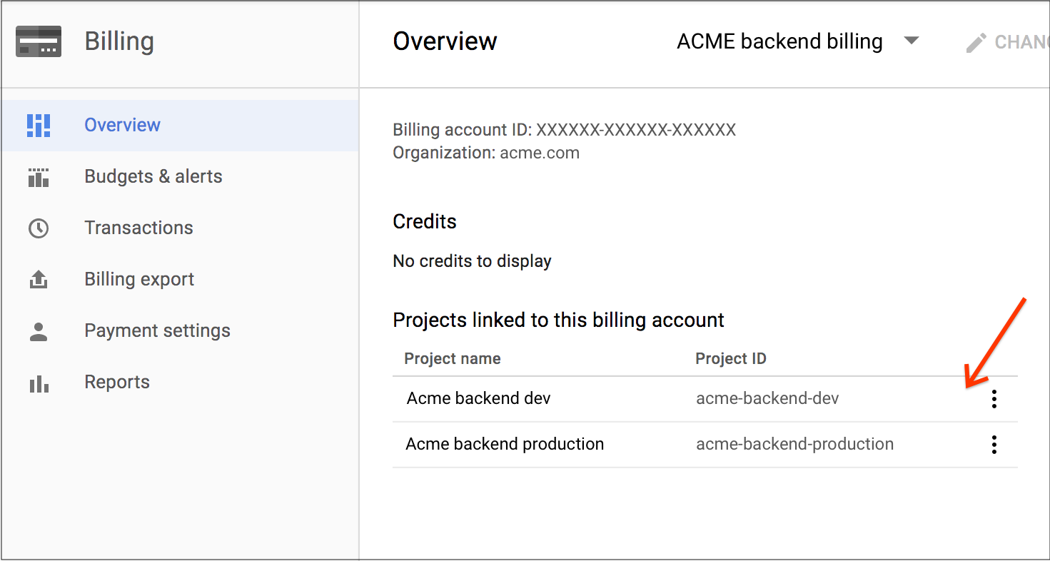 Konfigurieren Sie die Budgetobergrenze in der Google Cloud Console.