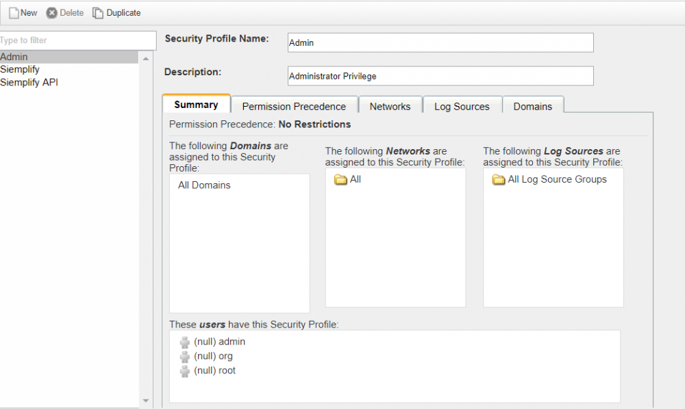 Create Google SecOps security
    profile