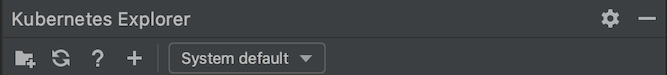 Kubernetes explorer refresh button