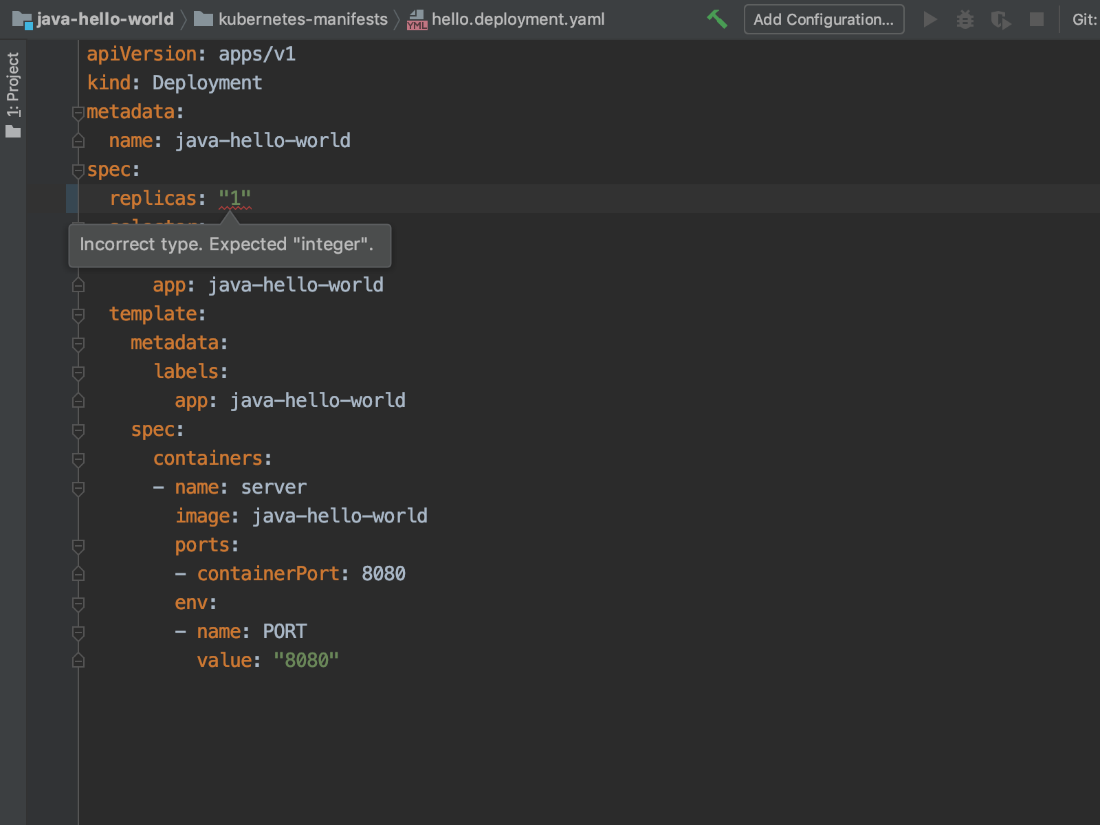 對 YAML 檔案執行 Lint