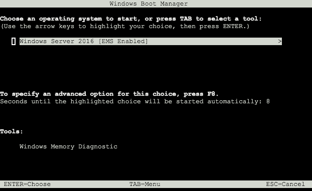 Windows 開機管理程式選單
