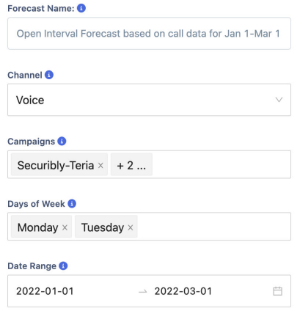 Add a forecast display