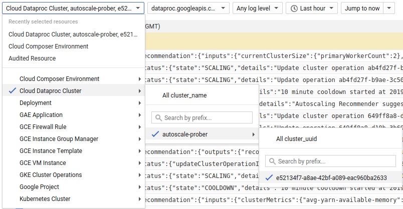 autoscaling-logs-for-cluster