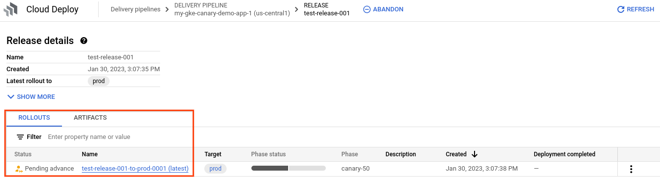 在 Google Cloud 控制台推出