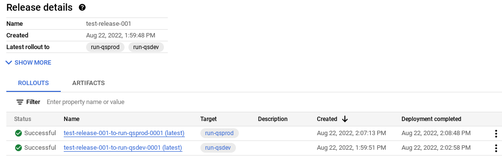  Google Cloud 控制台